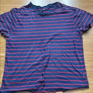 Striped men’s Shirt - Blue and Red